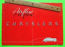1935 CHRYSLER & IMPERIAL AIRFLOW GIANT 32-pg PRESTIGE CATALOG Brochure ABOUT VG picture