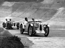 J F Field leading first day's racing MG Midget speeds around track- 1930s Photo picture