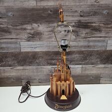 Disneyland 50th Anniversary Glass Castle Lamp Damaged for Parts AS-IS picture