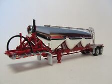 DCP FIRST GEAR 1/64 SCALE CHROME RED FRAME TANDEM AXLE HEIL PNEUMATIC TANKER picture