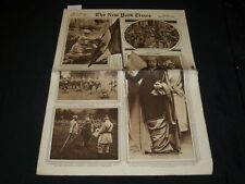 1915 AUGUST 15 NEW YORK TIMES PICTURE SECTION - FIRST WAR GAMES - NP 5487 picture