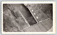 Original Vintage Antique Photo Picture Image Hoover Dam Aerial View B&W picture