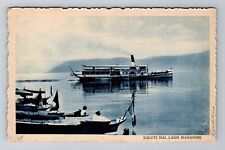 Saluti Dal Lago Maggiore, Ship, Transportation, Antique, Vintage Postcard picture
