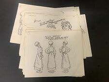 Vtg Xerox Model Sheet Studies Heidi's Song Hanna Barbera over 50 pages picture