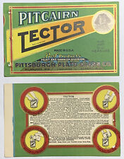 ANTIQUE PITCAIRN TECTOR PAINT VARNISH PITTSBURGH PLATE GLASS CO. PRODUCT LABELS picture