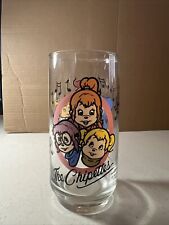 Vintage 1985 The Chipettes Glass Drinking Cup Karman/Ross Productions Hardee’s picture