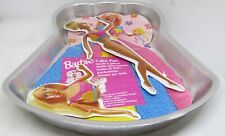 Wilton Barbie Mattel Aluminum Cake Pan 1995-new with 2 lay ons picture