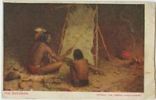 The Historian Indian Artist American Journal Examiner Vintage Postcard Unposted  picture