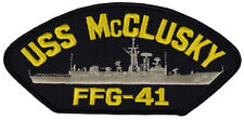 USS McCLUSKY FFG-41 SHIP PATCH - GREAT COLOR - Veteran Owned Business picture