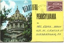 1958 Mailed Postcard Folder Beautiful Pennsylvania State Views picture