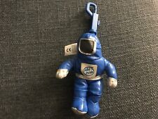 1997 INTEL  Inside Blue Outfit Bunny People Keychain Key Fob Backpack decor LN picture