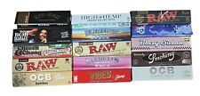 10X KING SIZE ROLLING PAPER VARIETY PACK COMBO RANDOM SELECTION RAW VIBES JUICY picture