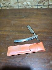 Vintage H&H Stainless Steel Straight Safety Razor picture