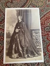 CDV Victorian Lady Huge Black Lace Dress Asher Edinburgh picture