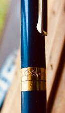 ST Dupont, Paris; Chinese lacquer with gold trim ballpoint pen . Vintage c. 1980 picture