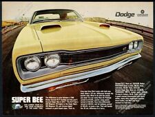 1969 Dodge Coronet RT R/T Super Bee drag strip photo vintage print ad picture