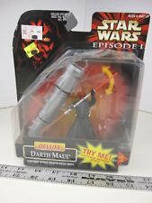 1998 Hasbro Star Wars Episode I Deluxe Darth Maul MOC   BIS picture