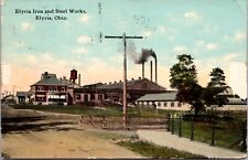 Postcard Elyria Iron and Steel Works in Elyria, Ohio picture