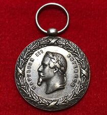 Napoleon III Expedition of Mexico Medal1862-1863 Rare type Silver picture