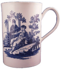 Antique 18thC Worcester Porcelain Chinoiserie Scene Tankard Porzellan Humpen picture