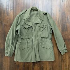 WWII M1943 Field Jacket Size 36R Army Green HBT WW2 Military Rare 40s Vintage picture