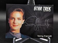 Star Trek Deep Space 9 Heroes & Villains Terry Farrell Silver Autograph Card picture