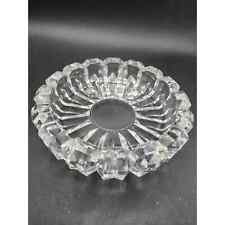 Lead Crystal 6 Inch Ashtray Candy Dish picture