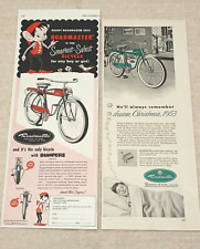 Vintage 1951 1953 ROADMASTER BICYCLE ADS LITERATURE picture
