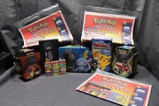 Pokemon Merchandise Lot (Toys, Launchers, Power Cards, Stickers, Tins, VHS, etc) picture