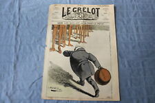1872 NOVEMBER 17 LE GRELOT NEWSPAPER - GARE LES QUILES - FRENCH - NP 8605 picture