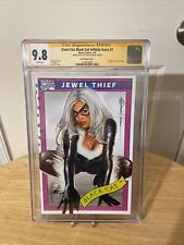 Giant-Size Black Cat Infinity Score #1 CGC 9.8 SS Greg Horn Variant W/ Sketch picture