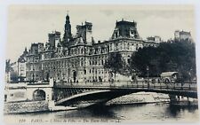 Vintage Paris France Hotel de Ville RPPC Postcard The Town Hall picture