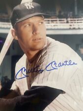 New York yankees Authenic memorabilia signed Mickey mantle framed picture picture