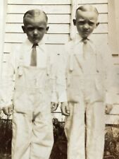 i2 Creepy Twin Brothers 1930-40's Farm Boys  picture