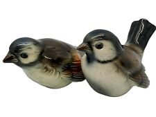 Goebel Porcelain Sparrow Figurines W Germany Vintage 1960s / Pair picture