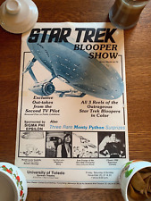 Original Vintage Pre-Owned Star Trek Blooper Show Poster 11 x 17 picture