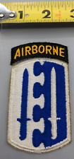 WWII/2 US Army 2nd Airborne Infantry Brigade patch with un-attached tab NOS. picture