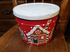 Antique BERTELS CAN Co.  Christmas COOKIE Tin 10