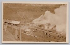 RPPC Men Working at Lumber Mill c1930 Real Photo Postcard picture