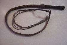 GENUINE OLD WEST RAWHIDE 6 FOOT BULLWHIP RANCH CATTLE HORSES picture