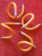 Vintage Twisted Pencils Lot Of 4 Novelty Lead Pencils With Erasers Retro picture