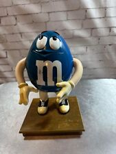 VINTAGE 1991 M&M Candy Dispenser Blues Cafe Blue MM Mars Wrigley Chocolate RARE picture