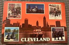 VTG Continental Postcard - Multiview of Police in Cleveland, Ohio - UNPOSTED picture