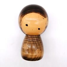 17cm Japanese Creative KOKESHI Doll Vintage Hand Painted Interior KOB791 picture