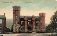 c1910 State Armory Walton NY P422 picture