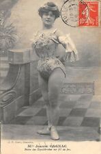 CPA THEME CIRCUS Miss JEANNE CAGNAC QUEEN OF BALANCERS ON WIRE picture