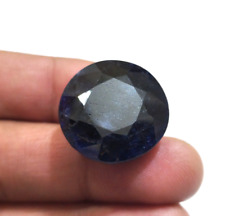 Outstanding Madagascar Dark Blue Sapphire Faceted Round 75 Crt Loose Gemstone picture