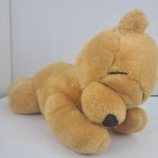 Vintage Sleeping Winnie the Pooh Wind Up Plush Teddy Bear Pooh's The Theme Song picture