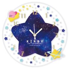 Kirby Acrylic Wall Clock Warp Star Blue Analog Battery From Japan Boxed Gift NEW picture