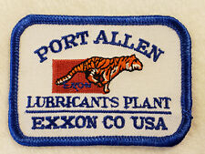 SHIPS FREE Rare Exxon Embroidered Iron-on Uniform Patch from Louisiana Plant NEW picture